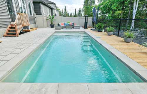 Leisure Pools Precision fibreglass swimming pool design