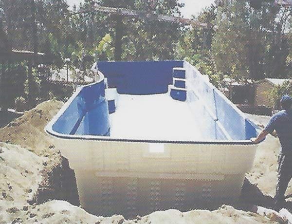 Leisure Pools Moroccan Being Lowered Into The Ground