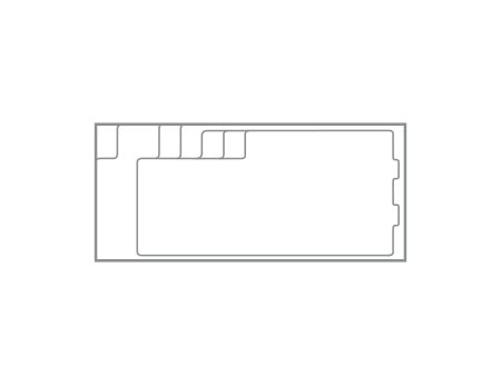 Leisure Pools Elite composite fibreglass pool shape