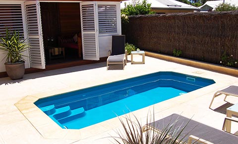Leisure Pools Olympus fibreglass swimming pool design