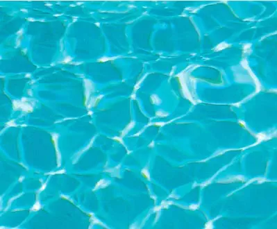Leisure Pools Fibreglass Pool Colour - Aquamarine Water Sample
