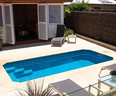 Leisure Pools Crystal Blue Gelcoat Colour - Lifestyle