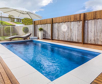 Leisure Pools Sapphire Blue Gelcoat Colour - Lifestyle