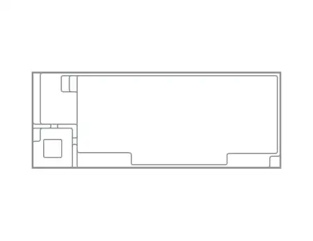 Line Drawing of the The Absolute Fibreglass pool
