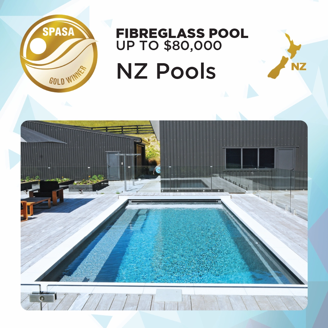 NZ Pools Wellington SPASA Gold Award $80,000