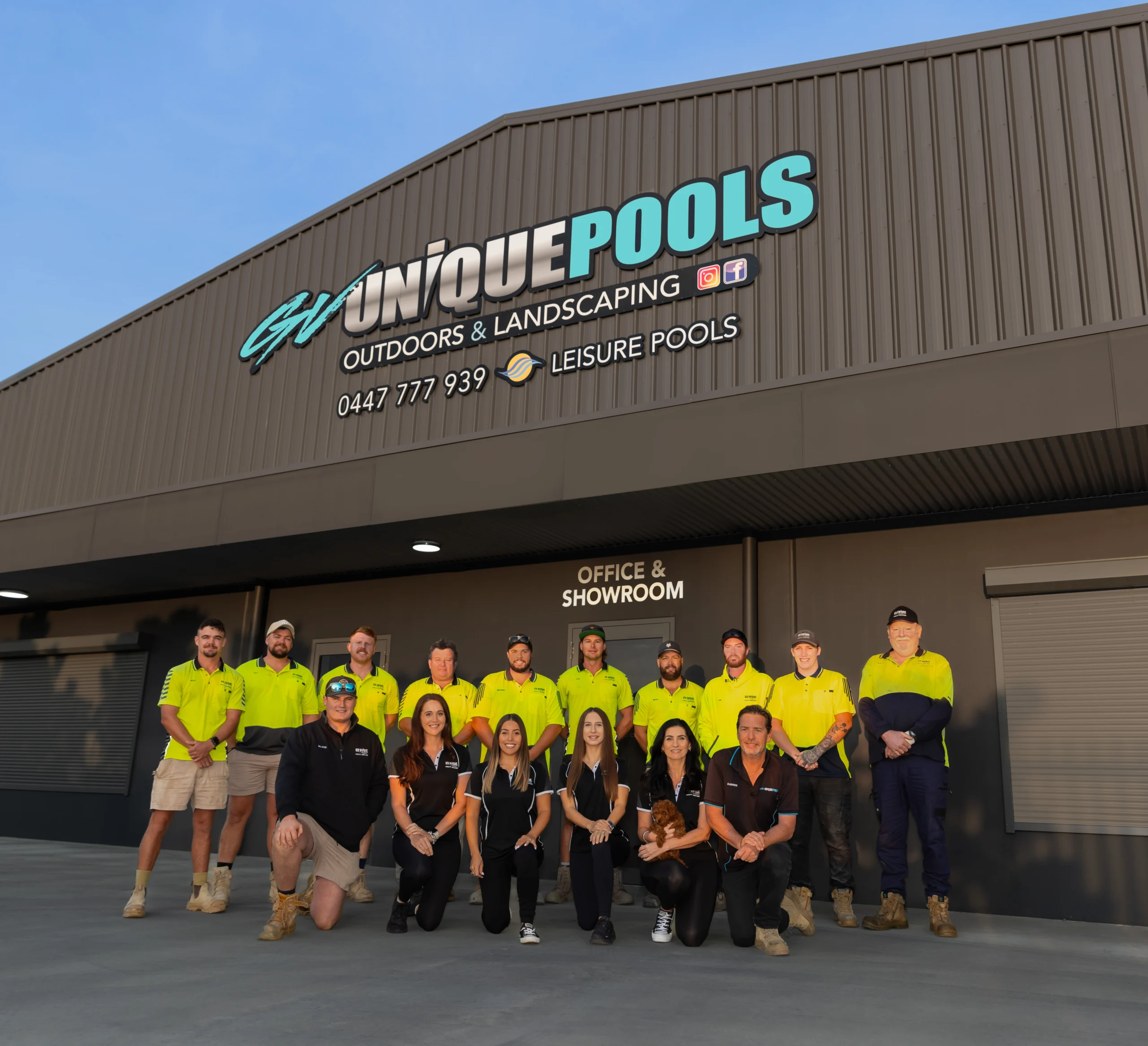 GV Unique Pools & Landscaping, Meet the team 