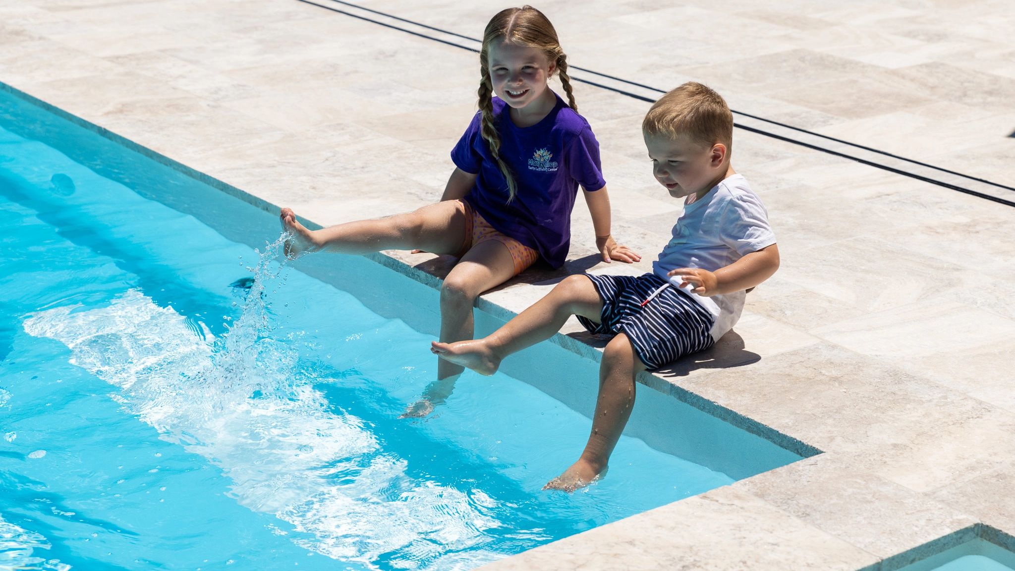 Leisure Pools The Absolute 10.00m Shimmer White GV Unique Pools & Landscaping