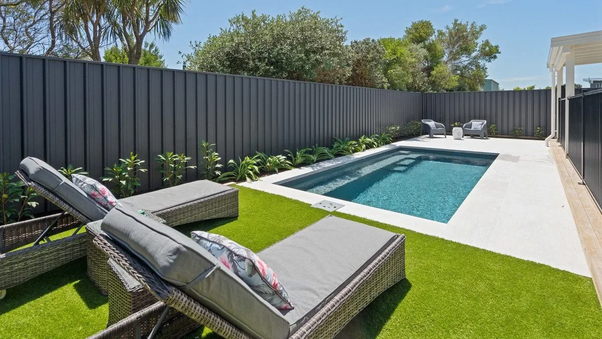 Leisure Pools NZ The Harmony 6.00m Graphite Grey NZ Pools