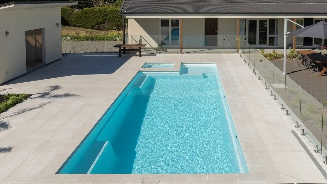 Leisure Pools NZ The Absolute 12.00m Silver Grey NZ Pools