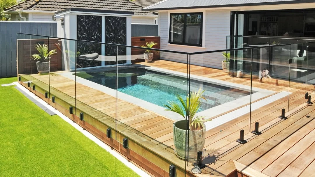 Leisure Pools NZ The Harmony 5.00m Graphite Grey NZ Pools