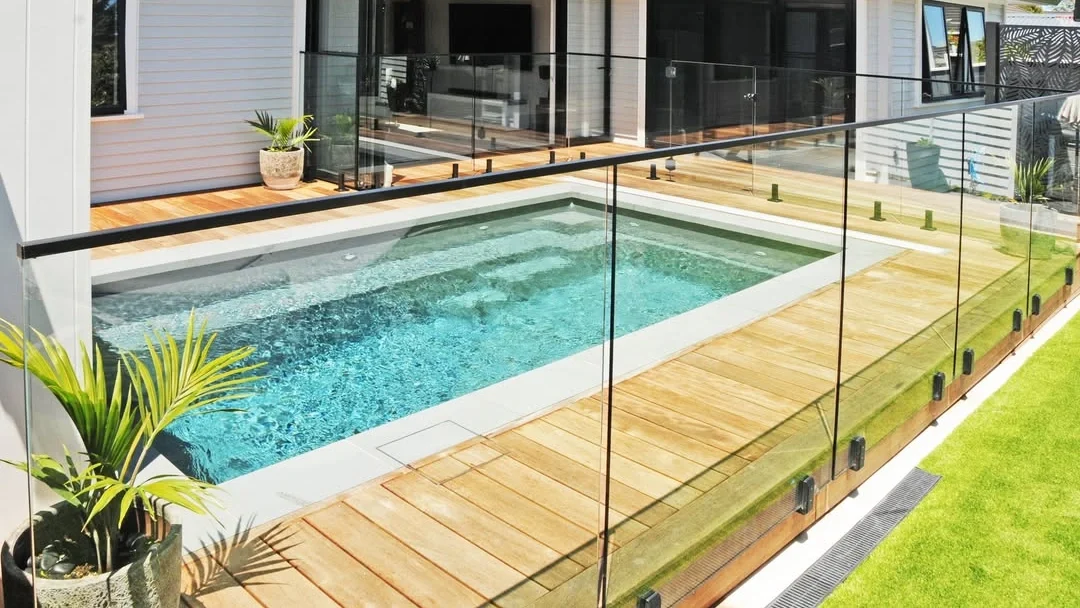 Leisure Pools NZ The Harmony 5.00m Graphite Grey NZ Pools