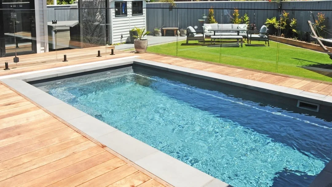 Leisure Pools NZ The Harmony 5.00m Graphite Grey NZ Pools
