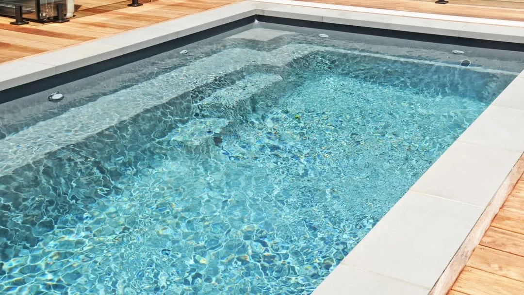 Leisure Pools NZ The Harmony 5.00m Graphite Grey NZ Pools