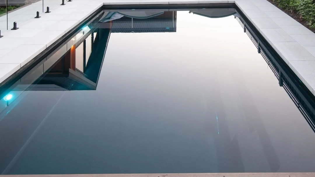 Leisure Pools NZ The Reflection with Auto Cover Ebony Blue NZ Pools