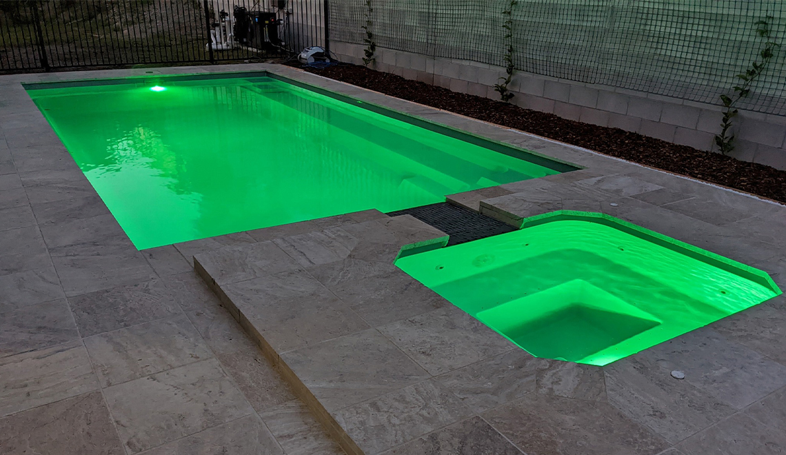 The Capri Spa 1.80m in Graphite Grey - Leisure Pools North Brisbane