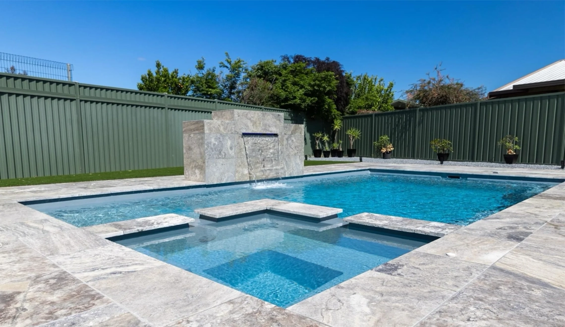 The Absolute 8 inground fibreglass pool model