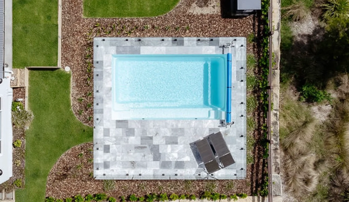 The Leisure Pools Reflection 6 inground fibreglass pool