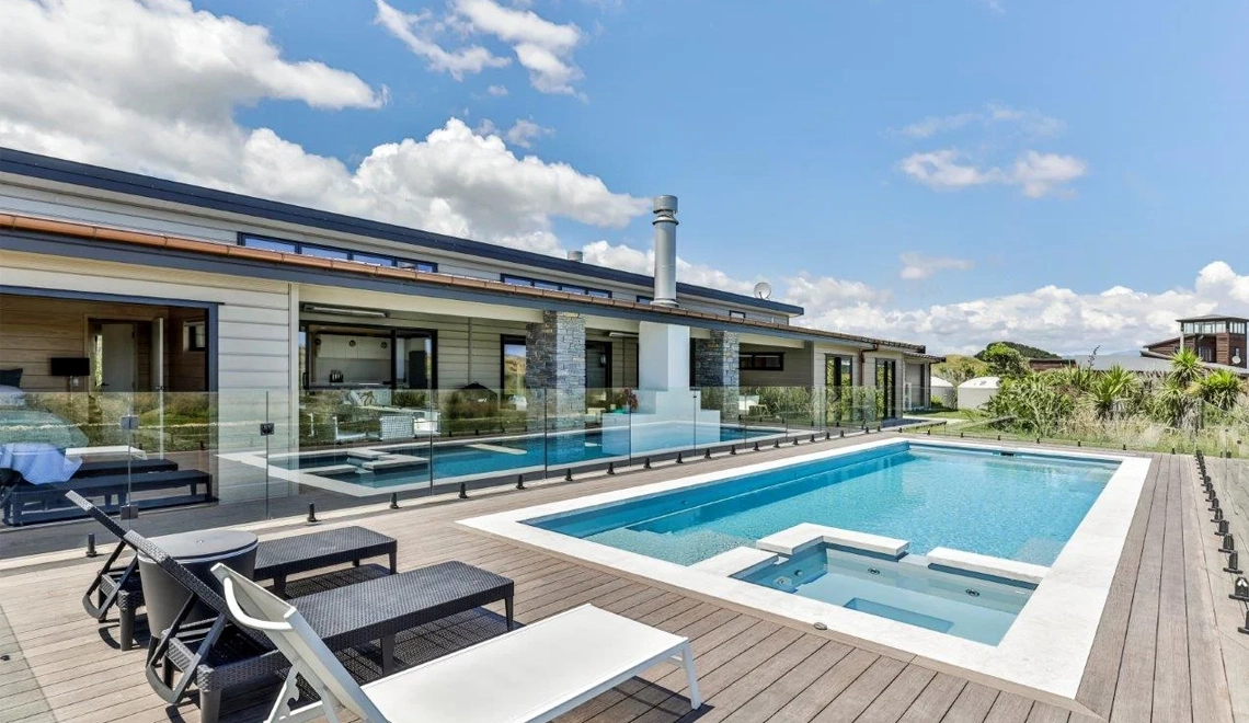 The Leisure Pools Absolute 12 in Silver Grey colour